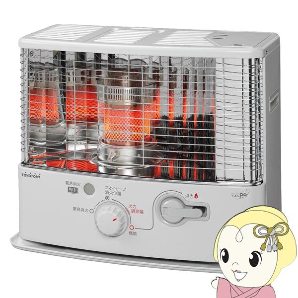 電池レス石油ストーブ トヨトミ ぐるんPa 木造8畳まで/鉄筋11畳まで RS-G3024-W ホワ...