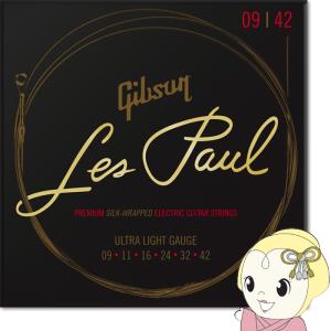 エレキギター弦 Gibson ギブソン Les Paul Premium Ultra-Light 09-042 SEG-LES9｜gion