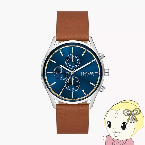 SKAGEN（スカーゲン） 腕時計「Holst Chronograph」 クロノグラフ レザーバンド...