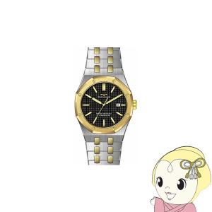 腕時計 テクノス TECHNOS メンズウォッチ 5気圧防水 T9B74TB ブラック文字盤 ゴールドベゼル コンビ ステンレススチールの商品画像