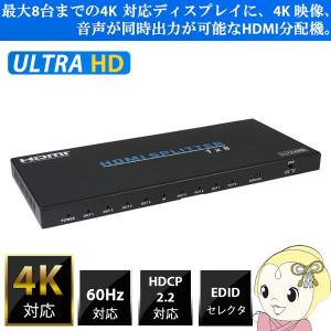 THDSP18-4KREAL TEC テック HDMI 8分配器 4K解像度分配対応｜gion