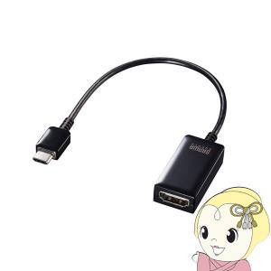 サンワサプライ USB Type C-HDMI変換アダプタ AD-ALCHDR02｜gioncard