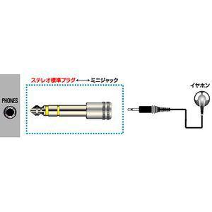 JVCケンウッド　変換アダプター ステレオ標準プラグ⇔ミニジャック  AP-105A｜gioncard