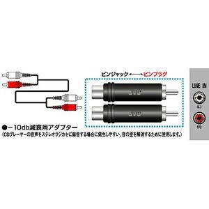 JVCケンウッド　変換アダプター ピンジャック⇔ピンプラグ 　2個1組 AP-122A｜gioncard