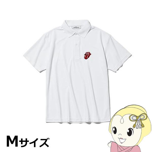 バックスピン ポロシャツ ローリングストーンズ Mサイズ ホワイト The Rolling Ston...