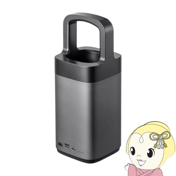 モバイルバッテリー USB PD対応ハンドル一体型 67000mAh サンワサプライ PD90W 高...