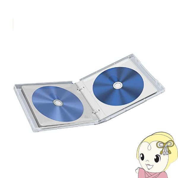 ELECOM エレコム Blu-ray・CD・DVD対応クリアケース 12枚収納 CCD-FBB12...