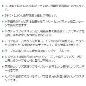 サンワサプライ 会議用ワイドレンズカメラ CM...の詳細画像1