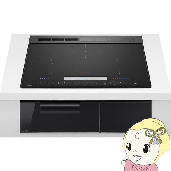ビルトインIHクッキングヒーター 三菱電機 CROSS+TOPシリーズ 単相200V 3口IH 幅6...
