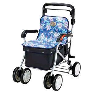 メーカー直送】 ENB-011H マキテック シルバーカー ノーブル 青花柄