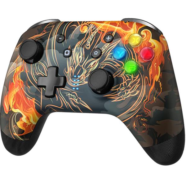 コントローラー Switch スマホ ゲームパッド Easy SMX ESM-9124 龍神 背面ボ...