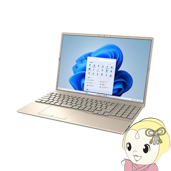 ノートパソコン 富士通 AH50/J3 16型 SSD256GB ベージュゴールド FMV スタンダ...