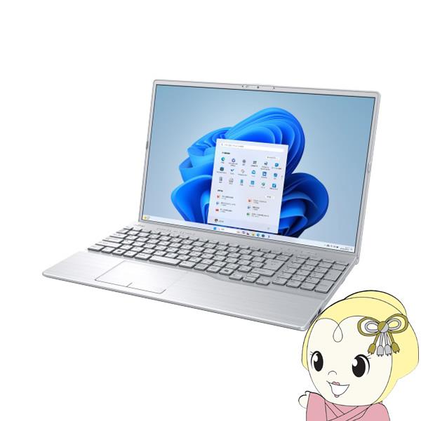 ノートパソコン 富士通 AH50/J3 16型 SSD256GB ファインシルバー FMV スタンダ...