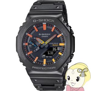 CASIO G-SHOCK FULL METAL フルメタル レインボーカラー アクセント GM-B2100BPC-1AJF メンズ ソーラー Bluetooth オクタゴン ブラック カシオーク/srm｜gioncard