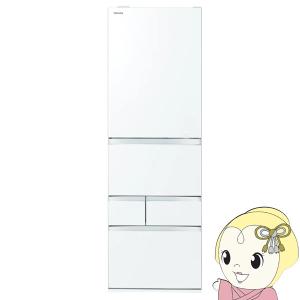 東芝 501L 5ドア冷蔵庫 VEGETA GZシリーズ クリアグレインホワイト GR-T500GZL-UW