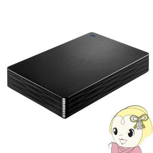 ＩＯデータ USB 3.1 Gen 1（USB 3.0）／2.0対応ポータブルハードディスク 2TB 「カクうす Lite」ブラック HDPH-UT2DKR/srm｜gioncard