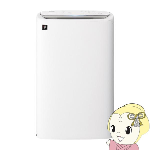 加湿空気清浄機 SHARP シャープ ホワイト系 高濃度プラズマクラスター25000搭載 KI-US...