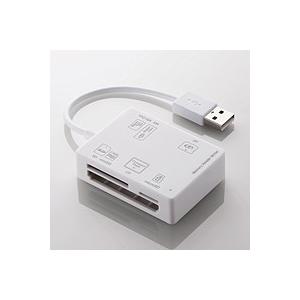 エレコム 56＋2メディア対応メモリリーダライタ MR-A012WH