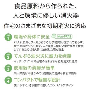 消火器 家庭用 キッチンアイ 2026年製 モ...の詳細画像2