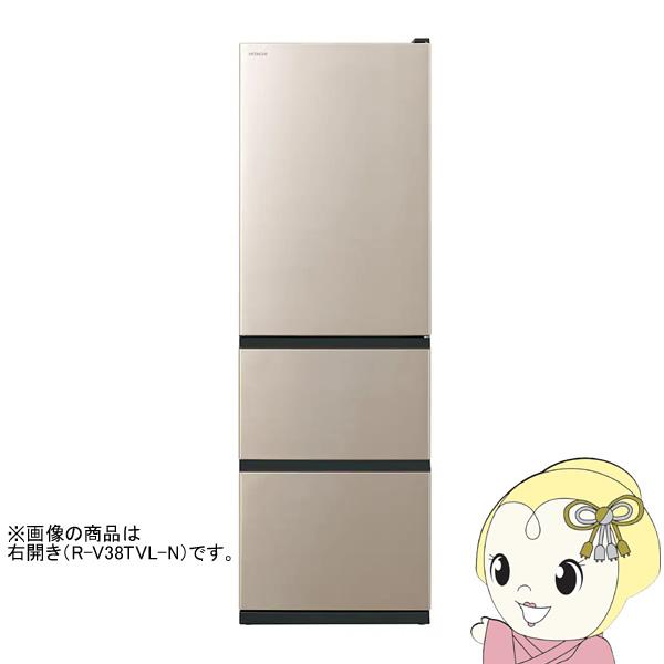 [予約 約1週間以降]冷蔵庫 【標準設置費込み】 日立 HITACHI 3ドア冷蔵庫 375L 左開...