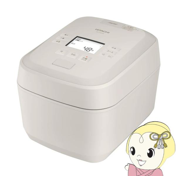 炊飯器 日立 HITACHI 圧力＆スチームIH炊飯ジャー ふっくら御膳 5.5合炊き 絹成 きなり...