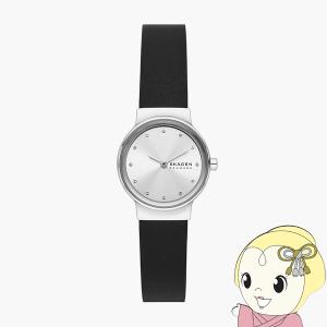 【国内正規品】腕時計 スカーゲン SKAGEN　Freja Lille アナログ ブラックレザーベル...