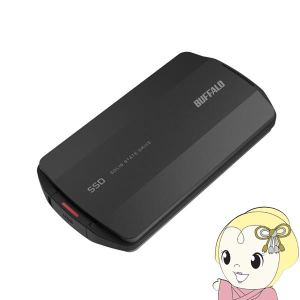 ポータブルSSD 2TB Type-C/Type-A両対応 防塵 防滴 IP55 バッファロー SS...