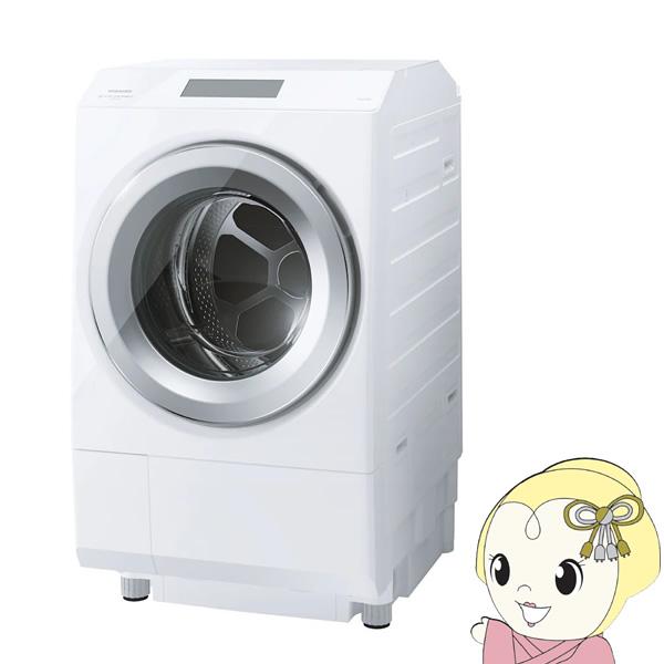 [予約]ドラム式洗濯乾燥機 東芝 標準設置費込 グランホワイト ZABOON 洗濯12kg/乾燥7k...