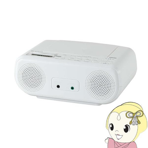 東芝 CDラジオ ホワイト TY-C161-W/srm