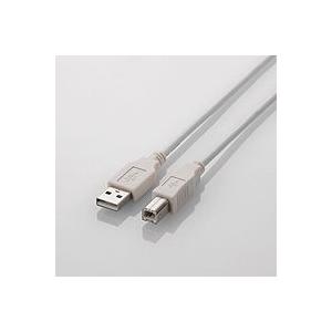 エレコム USB2.0ケーブル 1.0m U2C-BN10WH A-Bタイプ｜gioncard