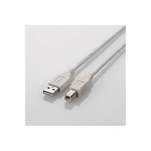 エレコム USB2.0ケーブル 5.0m A-Bタイプ U2C-BN50WH｜gioncard