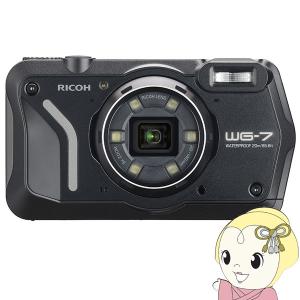 リコー 防水コンパクトデジタルカメラ RICOH WG-7 [ブラック] WG-7-BK 水中撮影 Webカメラ機能 動画撮影/srm｜gioncard