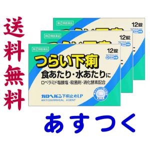 ガロヘパン 下痢止め薬 12錠 X 3個セット ロペミンと同じ有効成分の市販薬｜gionsakura