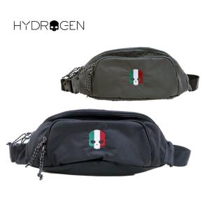 HYDROGEN ハイドロゲン イタリアスカル 刺繍 ウエスト バッグ メンズ レディース ブランド｜gios-shop