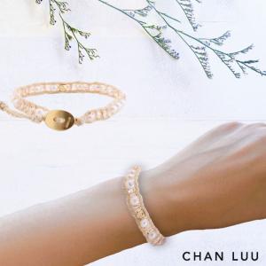 CHAN LUU／チャンルー ストーンミックス コードラップ1連ブレスレット アクセサリー プレゼント ジュエリー 母の日｜gios-shop