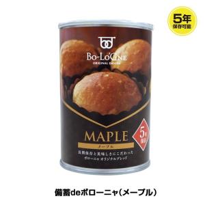 5年保存 非常食 パン 缶詰 保存缶 備蓄deボローニャ メープル 1缶セット 1缶/2個入 非常用食品の商品画像