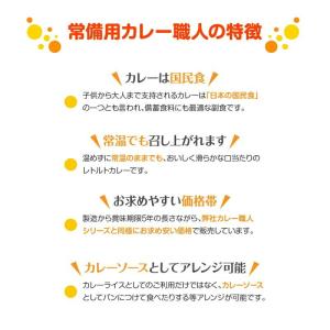 5年保存 非常食 江崎グリコ 常備用カレー職人...の詳細画像3