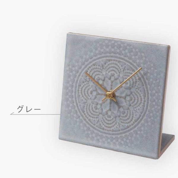 置時計 LACE TILE CLOCK タイル時計 LTC-1 LTC-2 LTC-3 LTC-4 ...