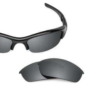 REVANT　偏光レンズ　オークリー　フラックジャケット　OAKLEY　FLAK　JACKET　BLACK　CHROME　ミラーブラック｜giosk