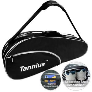 Tannius 35 Racket Tennis Bag with Shoe & Phone Compartment and Protective Pの商品画像