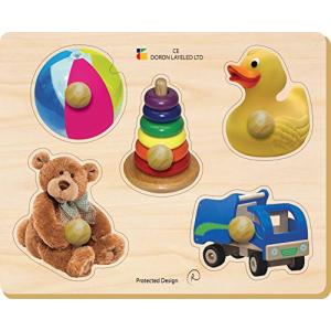 知育おもちゃ Edushape Large Knobパズル 0 7251003