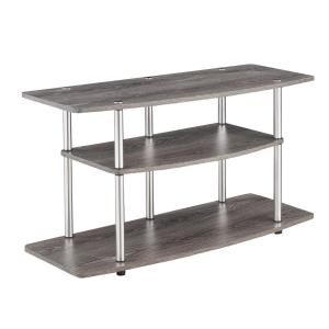 Convenience Concepts Designs2Go 3Tier Wide TV Stand Weathered Gray