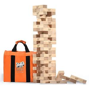 ジェンガ Jenga Official Giant JS6 特大サイズ 4フィート以上積み重ね可能 丈夫なキャリーバッグ付き プレミアムハードウッドブの商品画像