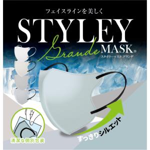 マスク　おしゃれ　スタイリーマスクGrande　30枚入　５色　STYLEY　個包装　大きめサイズ　不織布マスク　やまと工業