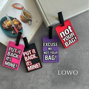 ラゲージタグ おしゃれ かわいい ラゲッジタグ レディース メンズ キーホルダー ロゴ オシャレ 大人 名札 カジュアル シンプル お出かけ 旅行 トラベル トリップ