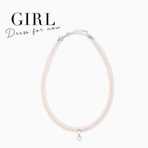 結婚式 ネックレス パール アクセサリー ラインストーン パーティー フォーマル 冠婚葬祭 入学式 卒業式 入園式 卒園式 学校行事 小粒 2連