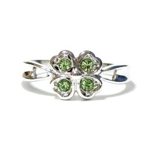 11号 フルエタニティ スワロフスキークリスタル グレー シルバー