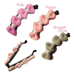 パステルカラーの小さなリボンを6個付けたバナナ...の詳細画像1