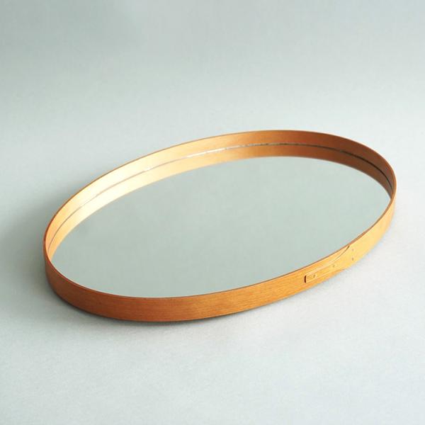 鏡 壁掛けミラー インテリア おしゃれ リビング 玄関 AXCIS(アクシス) シェーカーオーバルミ...