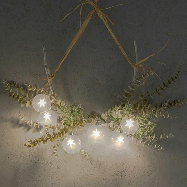 リース ストリングライト LED フェイクグリーン おしゃれ SPARKLE スパークル ストリング...